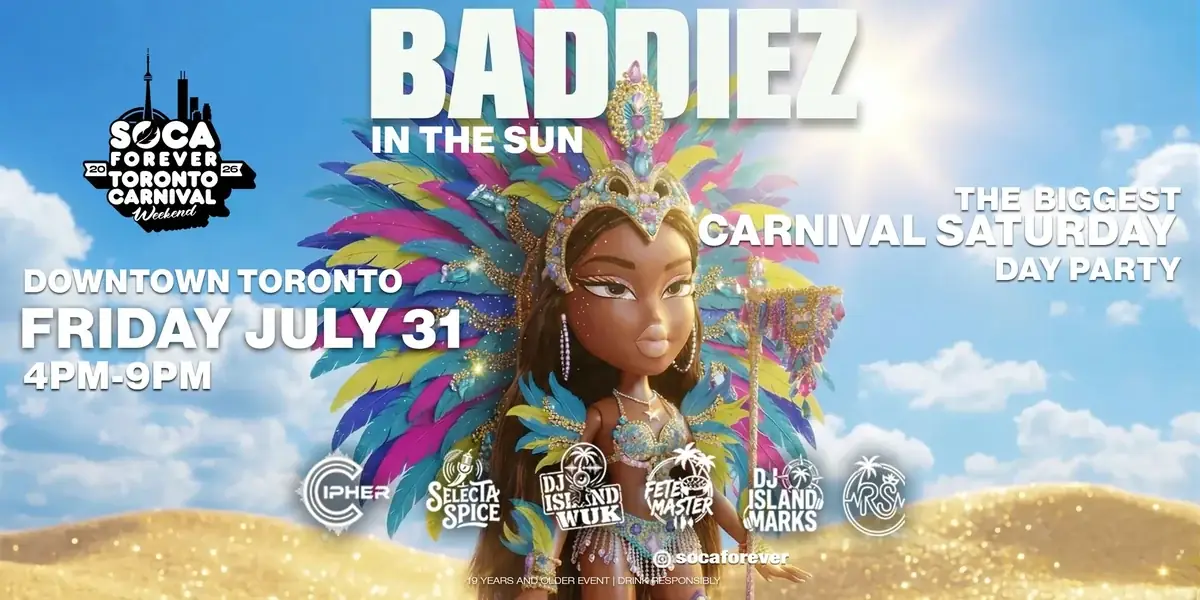 Baddiez In The Sun day party flyer