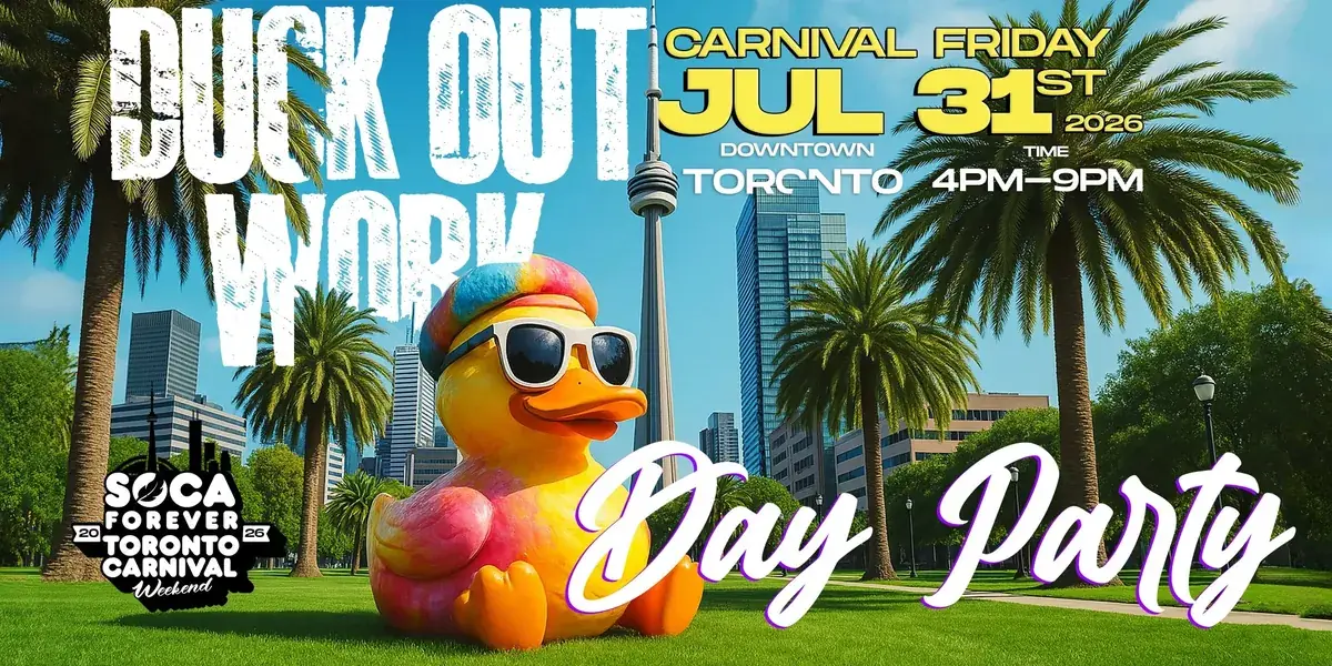 Duck Out Work day party flyer