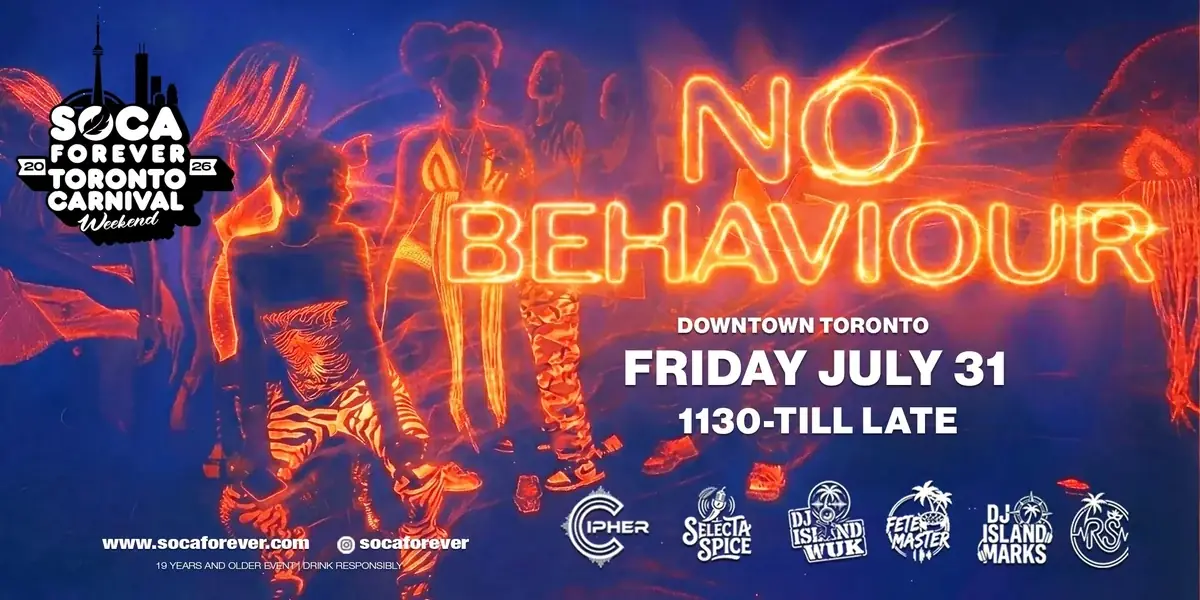 No Behaviour Friday night flyer